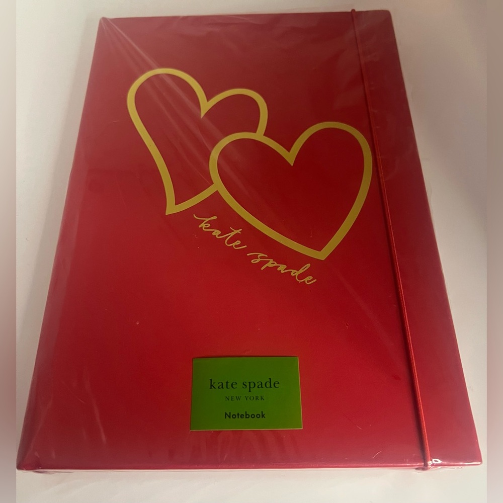Kate Spade Red Hearts Notebook